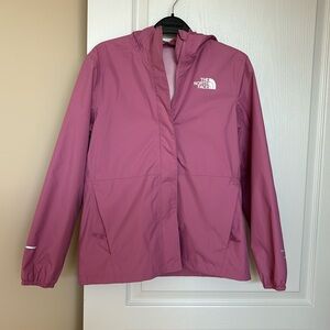 The North Face girls rain jacket.  Size large (14-16).